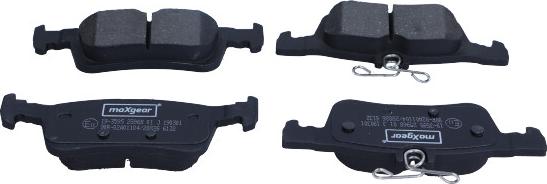 Maxgear 19-3595 - Set placute frana,frana disc parts5.com