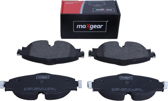 Maxgear 19-3592 - Σετ τακάκια, δισκόφρενα parts5.com