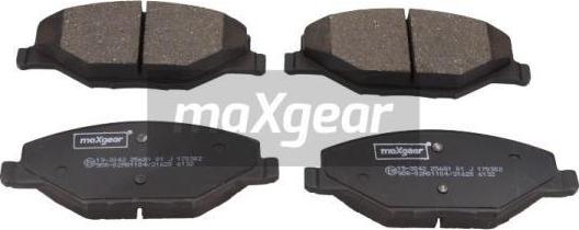 Maxgear 19-3042 - Komplet pločica, disk-kočnica parts5.com