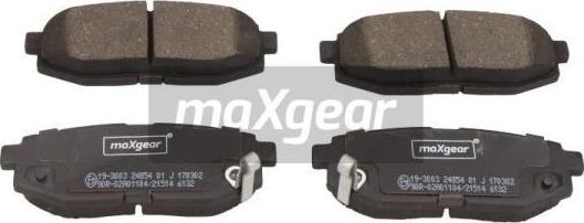 Maxgear 19-3003 - Σετ τακάκια, δισκόφρενα parts5.com