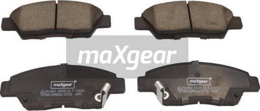 Maxgear 19-3007 - Set placute frana,frana disc parts5.com