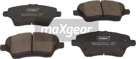 Maxgear 19-3018 - Komplet kočnih obloga, disk kočnica parts5.com