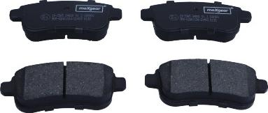 Maxgear 19-3365 - Zestaw klocków hamulcowych, hamulce tarczowe parts5.com