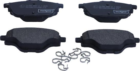 Maxgear 19-3366 - Σετ τακάκια, δισκόφρενα parts5.com