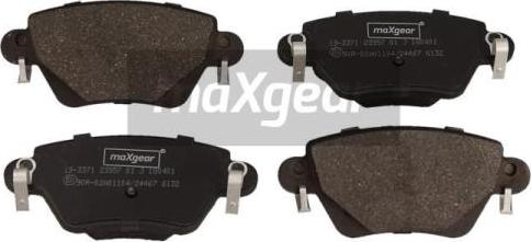 Maxgear 19-3371 - Jarrupala, levyjarru parts5.com