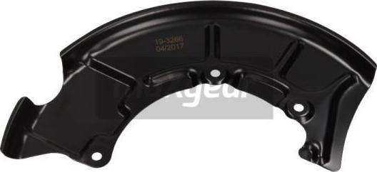 Maxgear 19-3266 - Splash Panel, guard, brake disc parts5.com