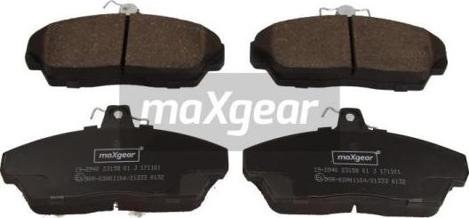 Maxgear 19-2940 - Brake Pad Set, disc brake parts5.com