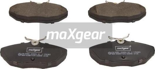 Maxgear 19-2951 - Set placute frana,frana disc parts5.com