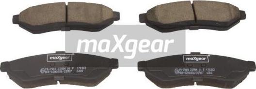 Maxgear 19-2969 - Brake Pad Set, disc brake parts5.com