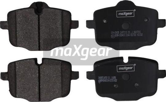 Maxgear 19-2905 - Set placute frana,frana disc parts5.com