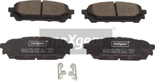 Maxgear 19-2979 - Juego de pastillas de freno parts5.com