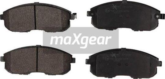 Maxgear 19-2158 - Juego de pastillas de freno parts5.com