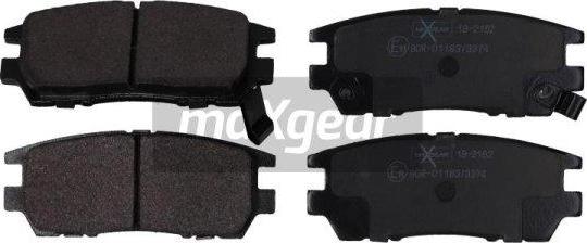 Maxgear 19-2162 - Brake Pad Set, disc brake parts5.com