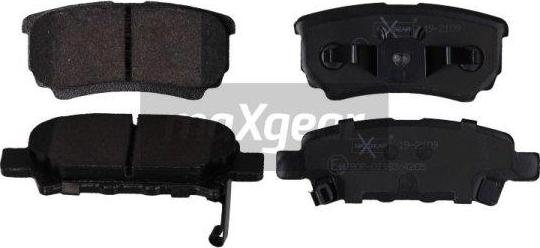 Maxgear 19-2109 - Komplet pločica, disk-kočnica parts5.com