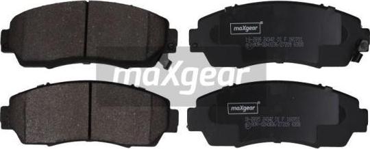 Maxgear 19-2895 - Fékbetétkészlet, tárcsafék parts5.com