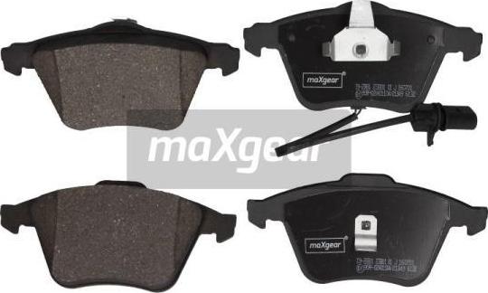 Maxgear 19-2881 - Sada brzdových destiček, kotoučová brzda parts5.com