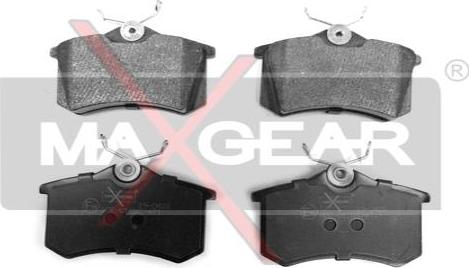 Maxgear 19-0428 - Σετ τακάκια, δισκόφρενα parts5.com