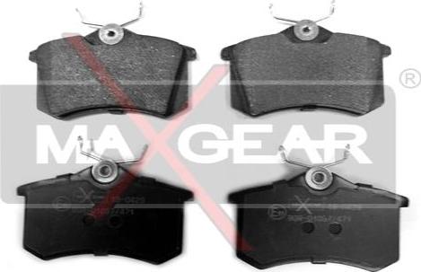 Maxgear 19-0429 - Komplet kočnih obloga, disk kočnica parts5.com