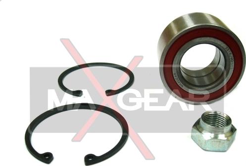 Maxgear 33-0529 - Komplet ležaja kotača parts5.com