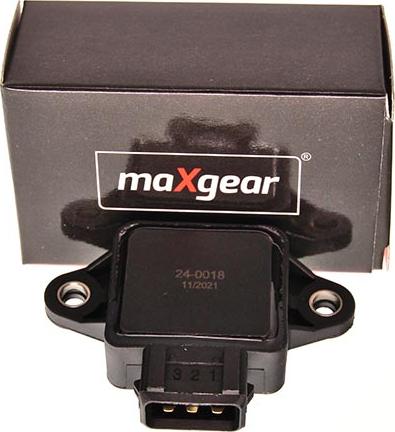 Maxgear 24-0018 - Датчик, положение на дроселовата клапа parts5.com