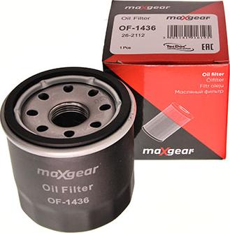 Maxgear 26-2112 - Öljynsuodatin parts5.com