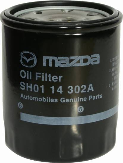 MAZDA SH0114302A - Filtr oleju parts5.com