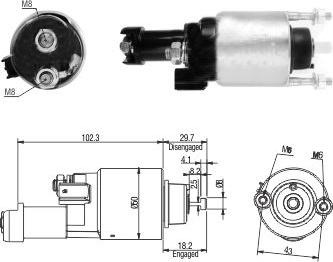 Meat & Doria 46315 - Mágneskapcsoló, önindító parts5.com