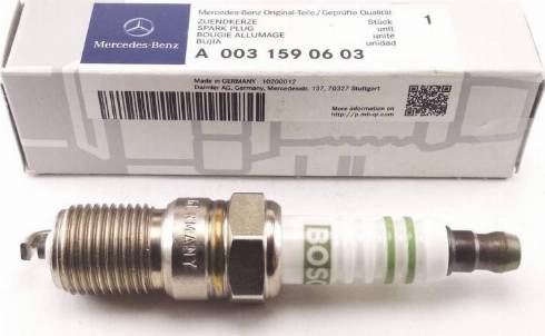 Mercedes-Benz A 003 159 06 03 - Bujía de encendido parts5.com