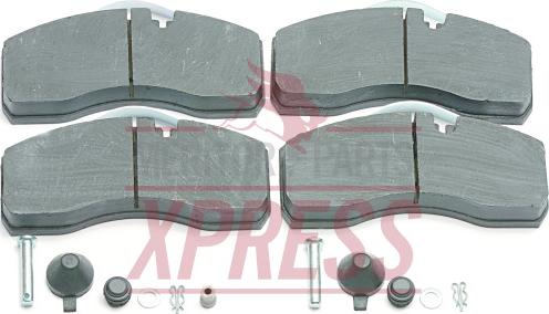 Meritor MDP3087KP - Brake Pad Set, disc brake parts5.com