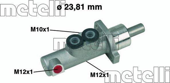 Metelli 05-0441 - Главный тормозной цилиндр parts5.com