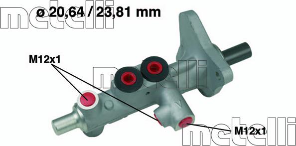 Metelli 05-0627 - Brake Master Cylinder parts5.com