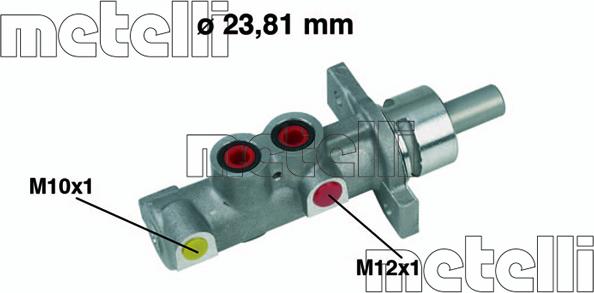 Metelli 05-0358 - Главный тормозной цилиндр parts5.com