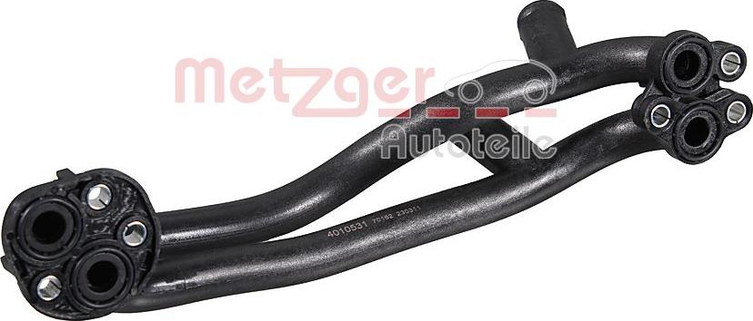 Metzger 4010531 - Przewód układu chłodzenia parts5.com