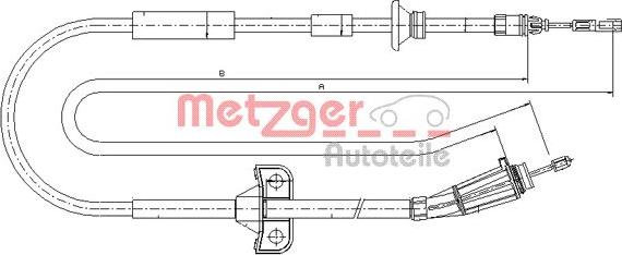 Metzger 10.8065 - Zicovod,rocna zavora parts5.com