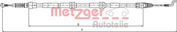 Metzger 10.7394 - Cable, parking brake parts5.com