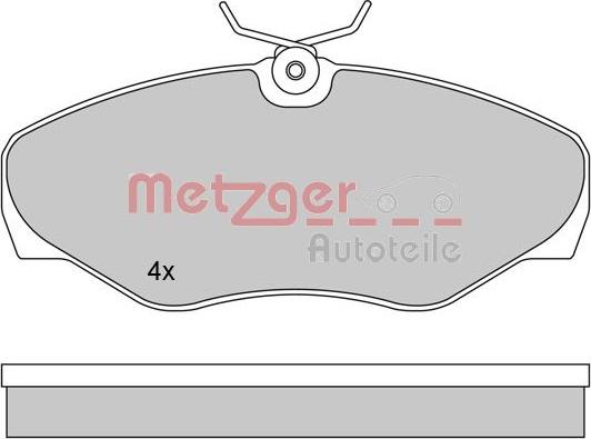 RENAULT 7711 946 181 - Komplet zavornih oblog, ploscne (kolutne) zavore parts5.com