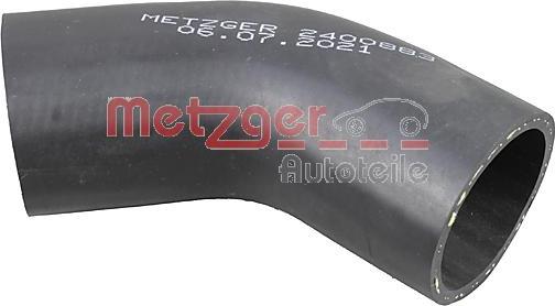 Metzger 2400883 - Въздуховод за турбината parts5.com