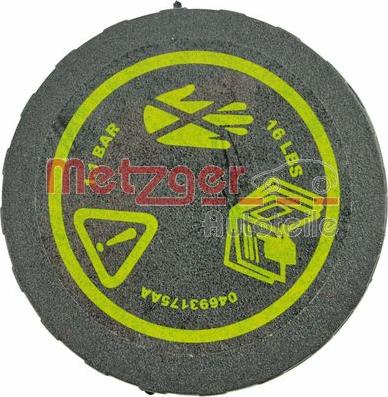 Metzger 2140152 - Sealing Cap, coolant tank parts5.com