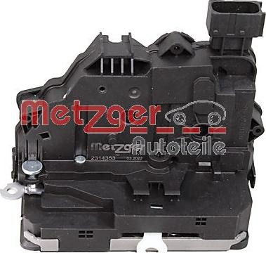 Metzger 2314353 - Kapı kilidi parts5.com