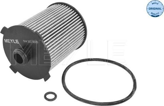 Meyle 514 322 0005 - Oil Filter parts5.com