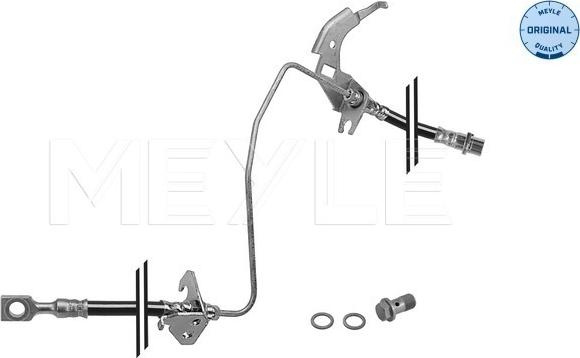 Meyle 614 525 0010 - Tubo flexible de frenos parts5.com