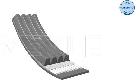 Meyle 050 004 0810 - Correa trapecial poli V parts5.com