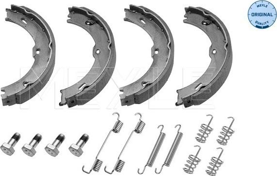 Meyle 014 533 0001/S - Комплект тормозов, ручник, парковка parts5.com