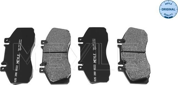 Meyle 025 290 6522 - Brake Pad Set, disc brake parts5.com