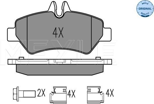 Meyle 025 291 9019 - Brake Pad Set, disc brake parts5.com