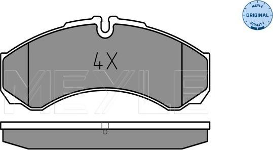 Meyle 025 291 2120 - Brake Pad Set, disc brake parts5.com