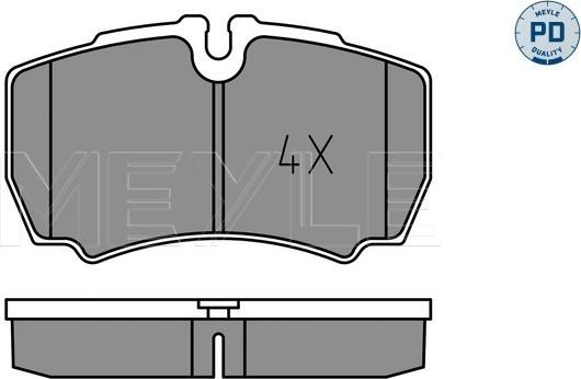 Meyle 025 291 2320/PD - Set placute frana,frana disc parts5.com