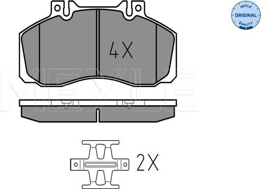 Meyle 025 298 3521 - Set placute frana,frana disc parts5.com