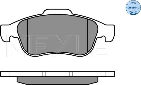 Meyle 025 249 1418 - Komplet zavornih oblog, ploscne (kolutne) zavore parts5.com