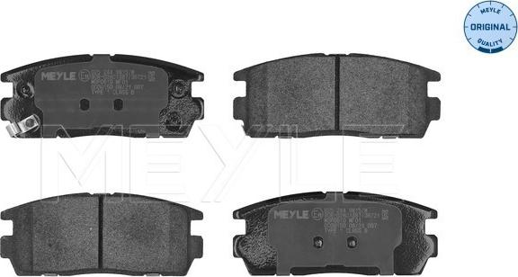 Meyle 025 244 9815/W - Set placute frana,frana disc parts5.com